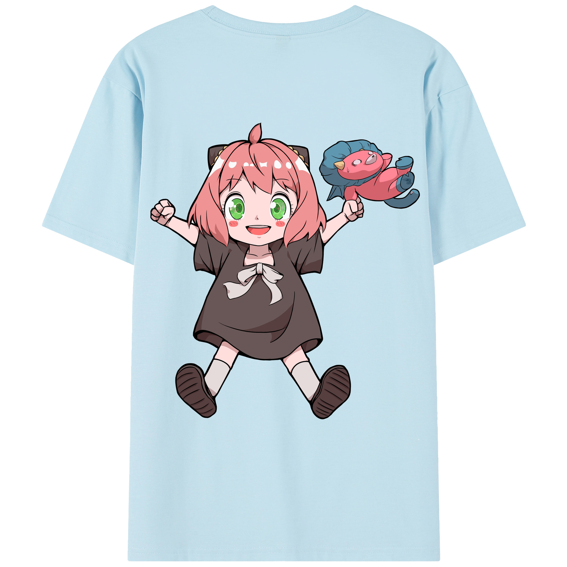 （画像用） SPY×FAMILY间谍家家酒 綿100％半袖Tシャツ（背面プリント）